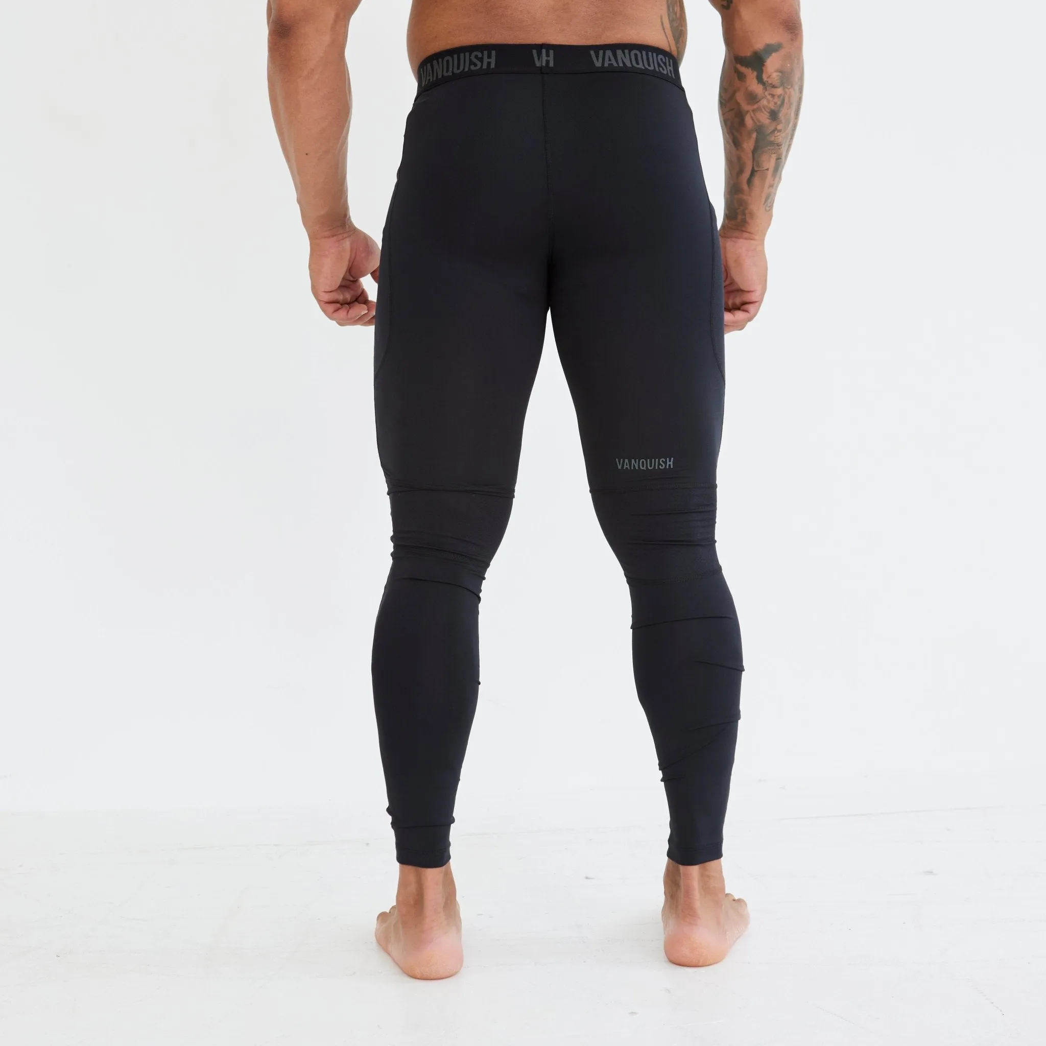 Vanquish Utility Black Base Layer Leggings