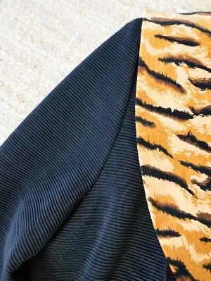 Vintage Tiger Ribbed Jumpsuit