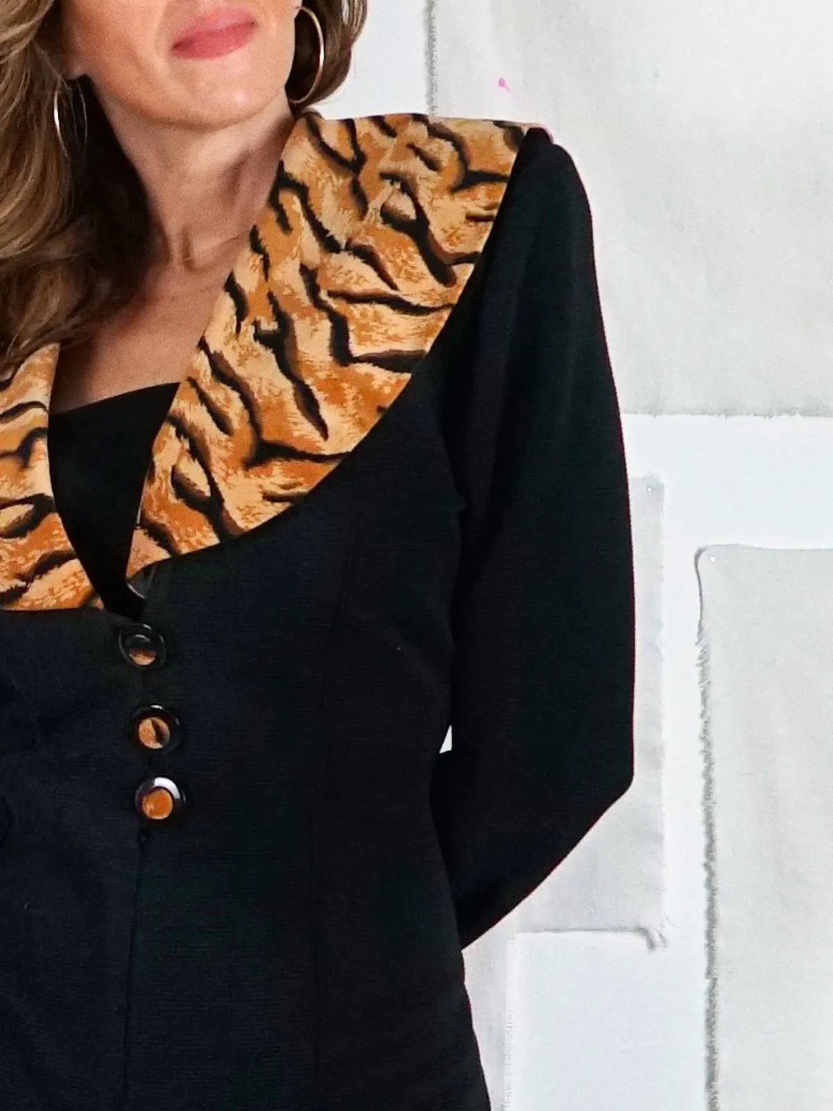 Vintage Tiger Ribbed Jumpsuit