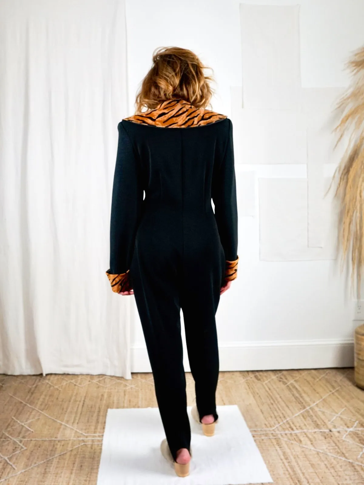 Vintage Tiger Ribbed Jumpsuit