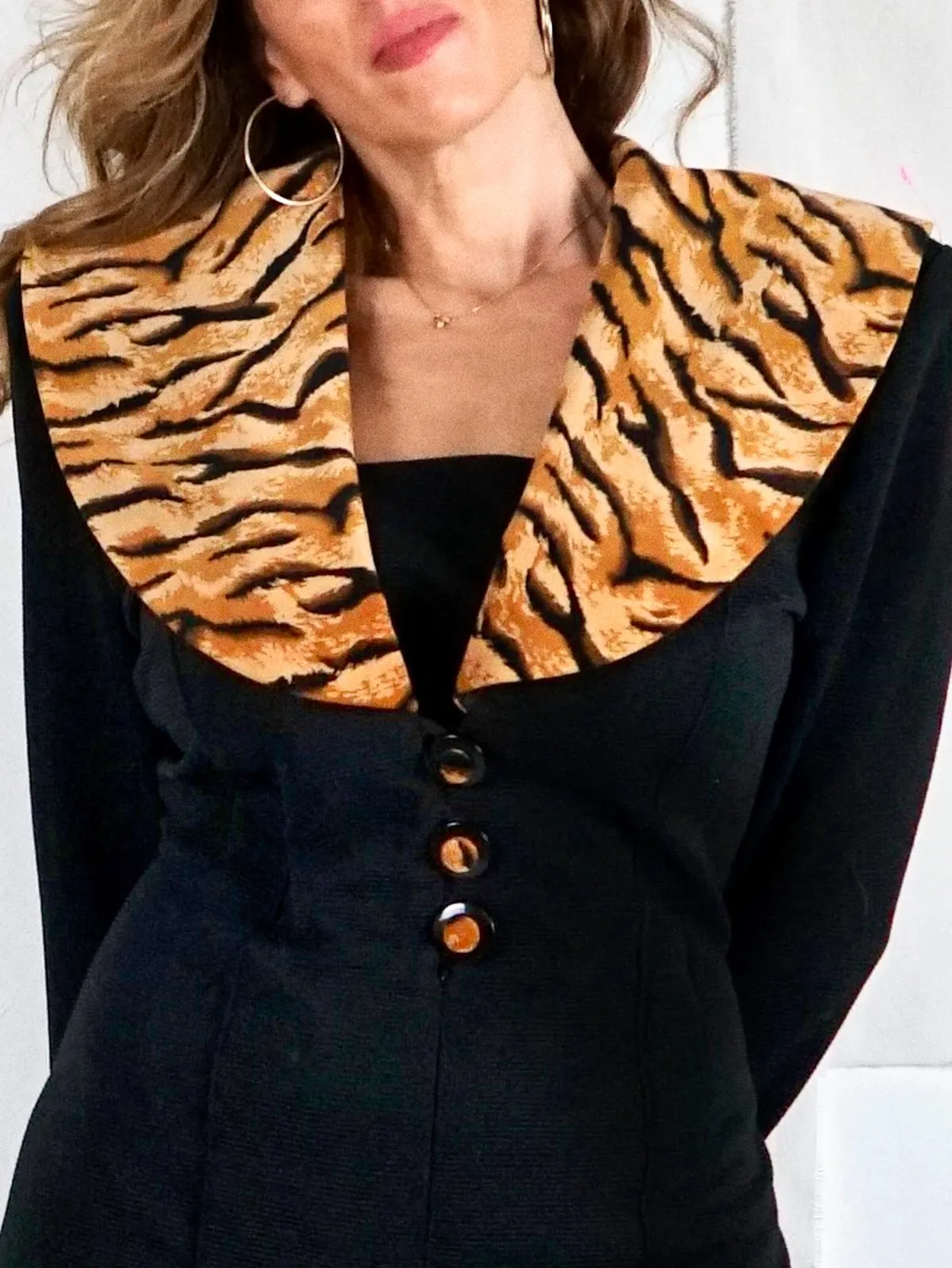 Vintage Tiger Ribbed Jumpsuit