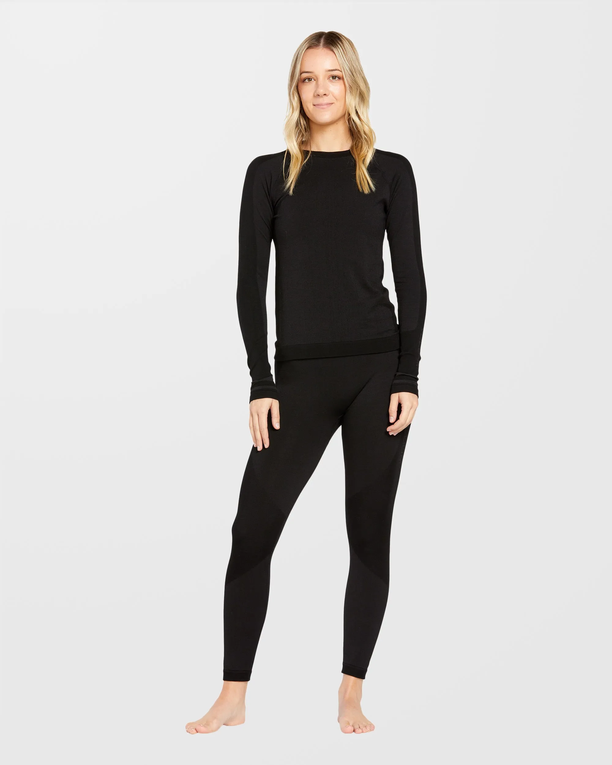 W Engineered Base Layer Legging - Black