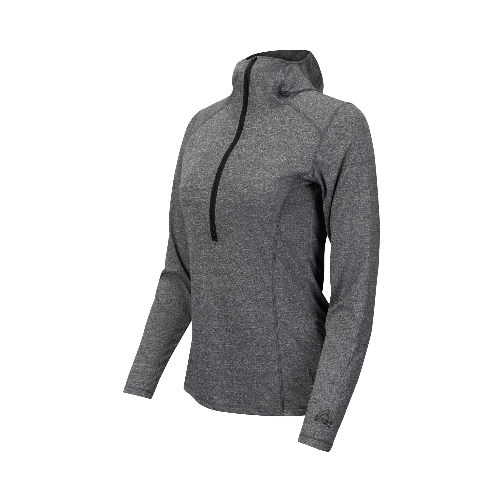 Women's Deluge 1/2 Zip Hooded Long Sleeve