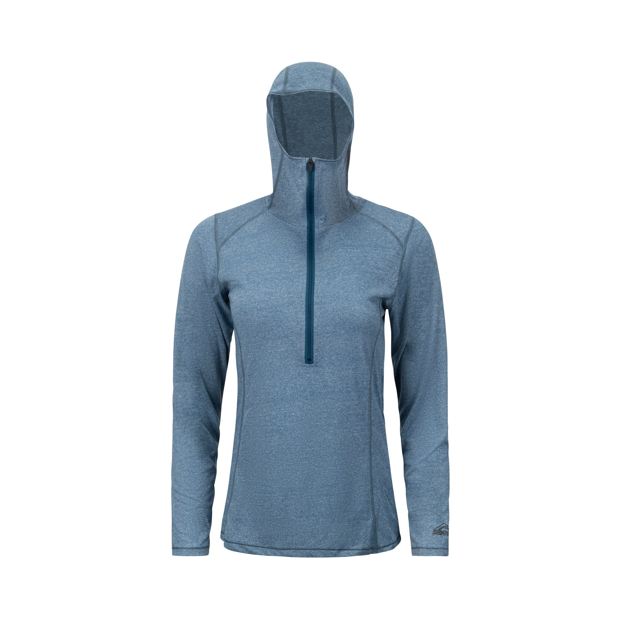 Women's Deluge 1/2 Zip Hooded Long Sleeve