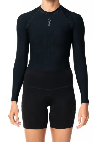 Women's Sleeved Base Layer - Black