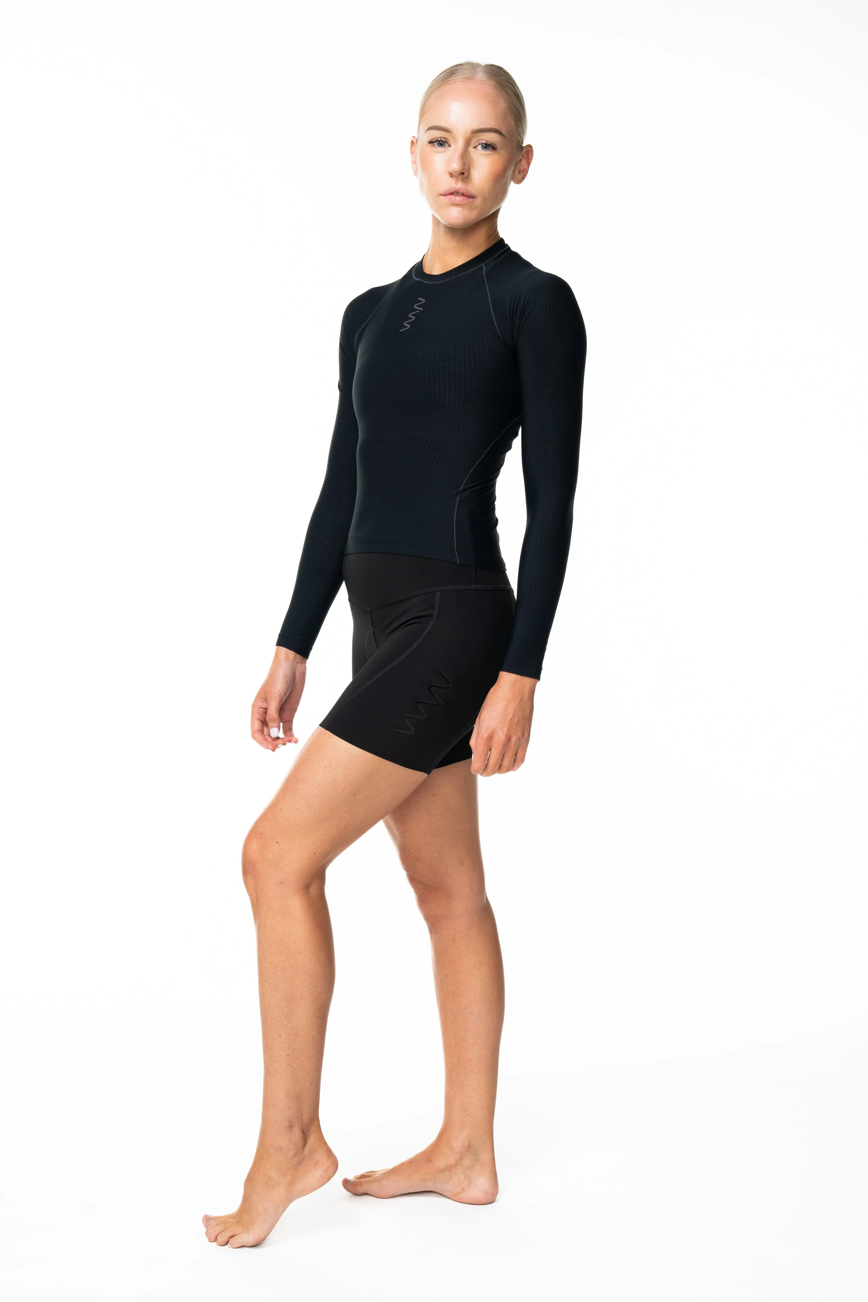 Women's Sleeved Base Layer - Black