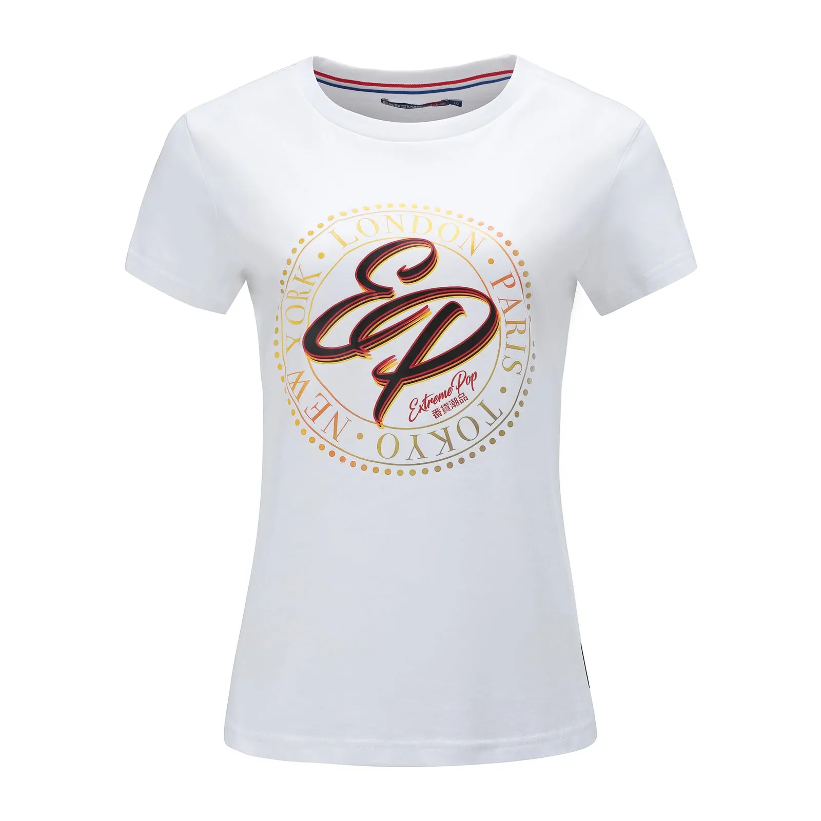 Women's T-shirt in Cotton Jersey Tops & Shirts Tee