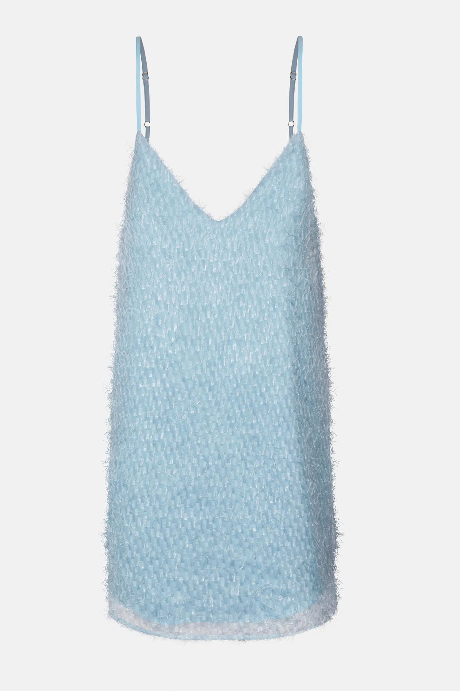 X Madison Beach Wedding Something Blue Fringe Slip Dress