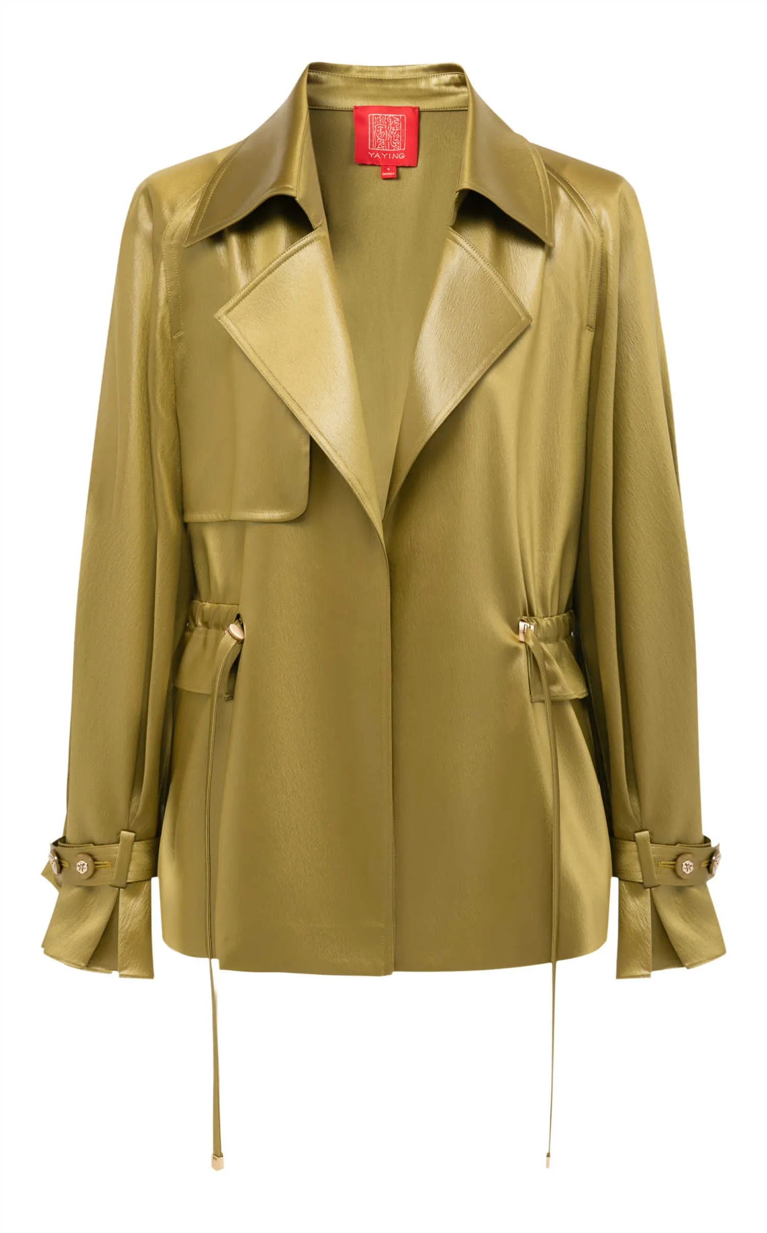 YAYING Drapey Short Trench Coat EPJEA1244AG