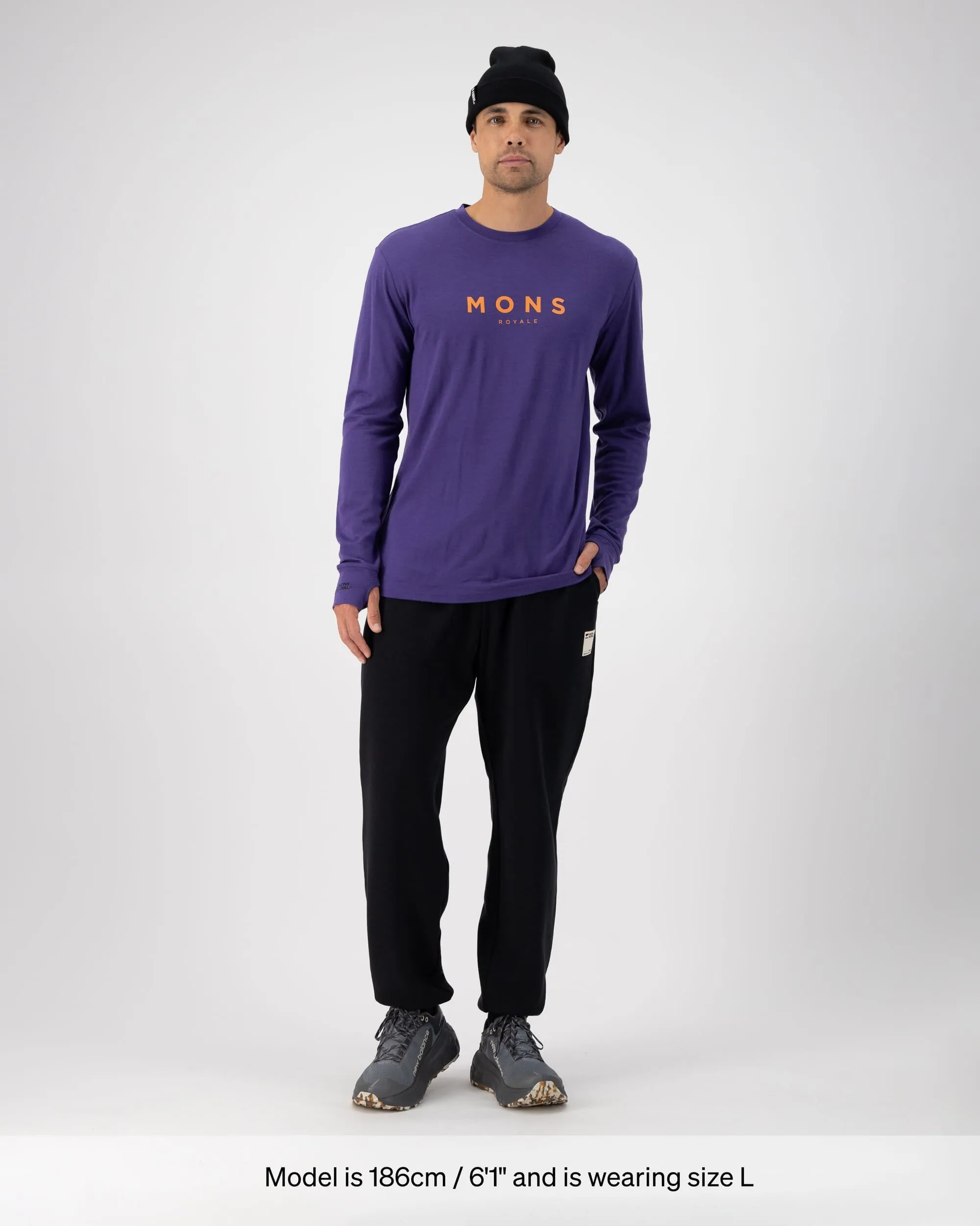 Yotei Merino Classic Long Sleeve - Violet