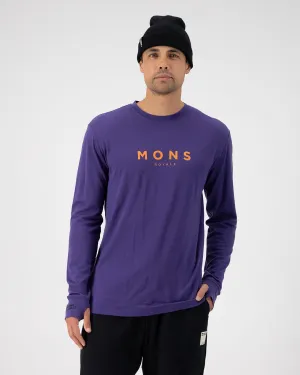 Yotei Merino Classic Long Sleeve - Violet