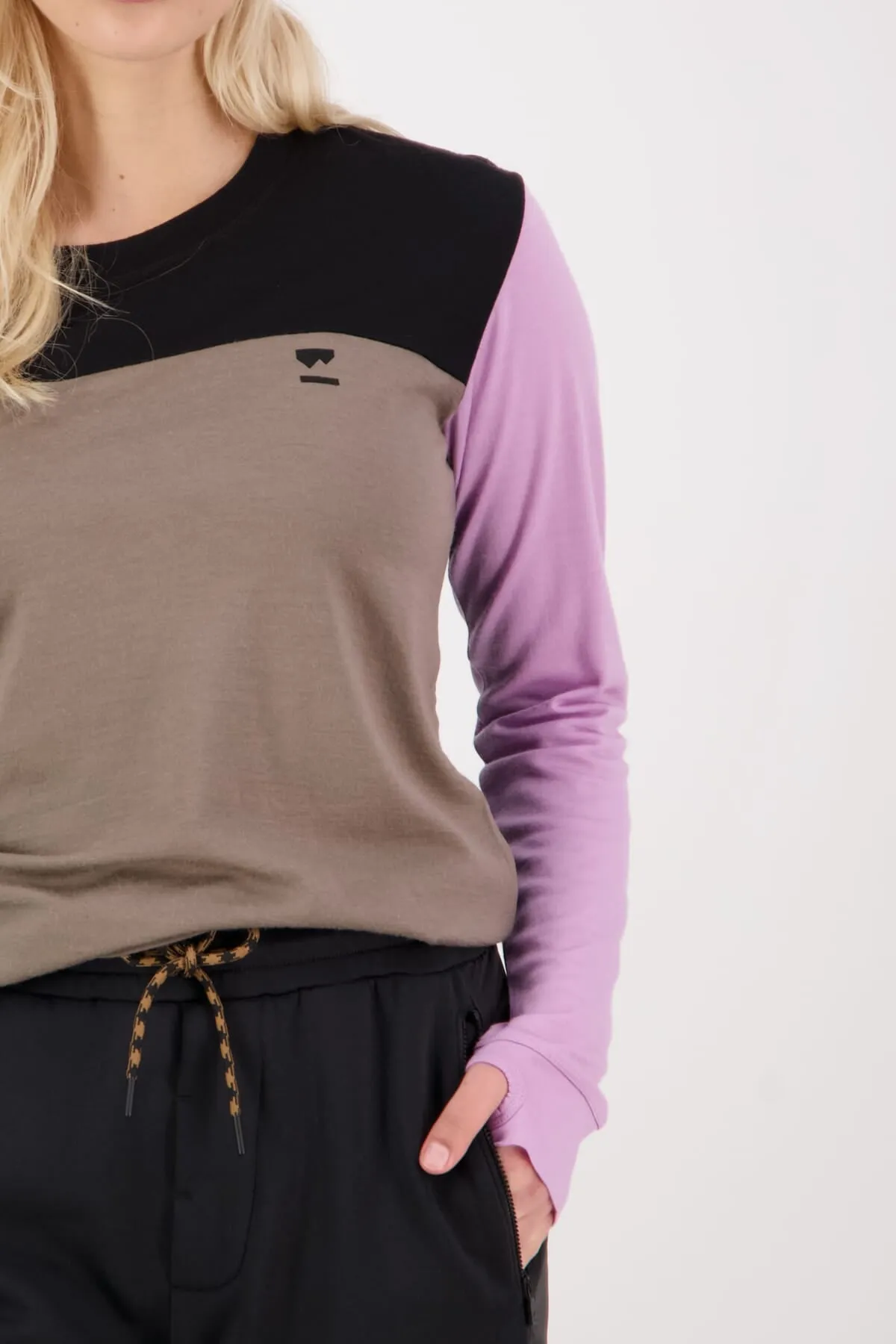 Yotei Merino Long Sleeve - Orchid Dawn